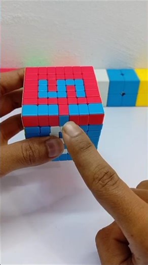 7×7 Rubik’s Cube Edge Flip Fix 🔥 Easy Parity Solution in Seconds!