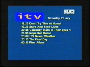 ITV Nightscreen Saturday 1st July 2000 (Part 7 of 8)