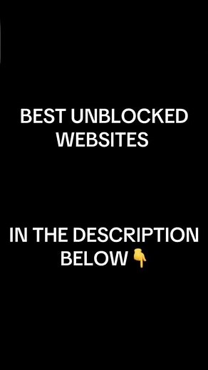 Best unblocked webs