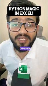 Don't Clean Data Manually in Excel‼️Instead Use Python Magic #excel #exceltips #shorts