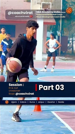 In&Out Crossover Finish Part-3 🔥 Elite Basketball Guard Workout