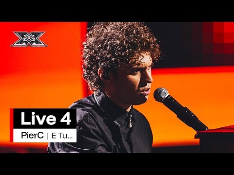 PierC sings "E tu..." by Claudio Baglioni | X Factor 2025 Live 4