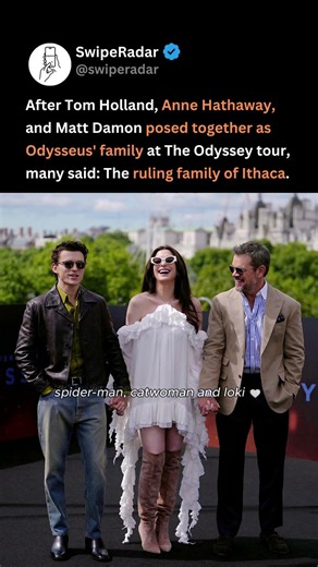odysseus’s family reunion at the odyssey london tour has fans excited 🤍🎬 #theodyssey