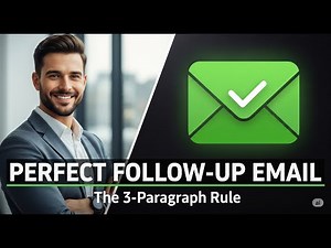 How to Write the Perfect Follow-Up Email After an Interview (3-Paragraph Rule)
