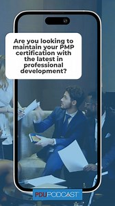 Are you looking to maintain your PMP certification with the latest in professional development? Our courses not only help you earn PDUs but also keep you updated on the evolving trends in project management. Boost your skills and fulfill your professional requirements with ease. Use the code May24PDU to get $15 off. The PM PrepCast Leadership Academy - https://store.project-management-prepcast.com/external/cart/add?productId=LEA-OND-PR The Agile PrepCast for 30 PDUs - https://store.project-manag