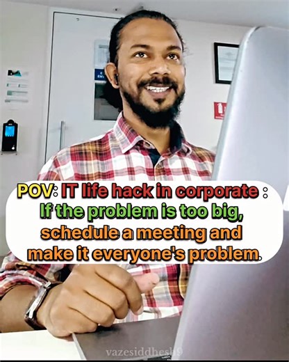 Siddhesh Vaze on Instagram: "Let's circle back (again) 😁 issue not from our end 😝 (User, local IT team, server team, Linux team, windows team, network team, developer team, infra team) Daily call : TECH AND INFRA ISSUE Follow for more @vazesiddhesh9 [relatable content, IT ISSUE, tech memes, issue not from our end, checking, network, developer, local IT, management, infra engineer] #memes #comedy #viral #relatablememes #fyp"