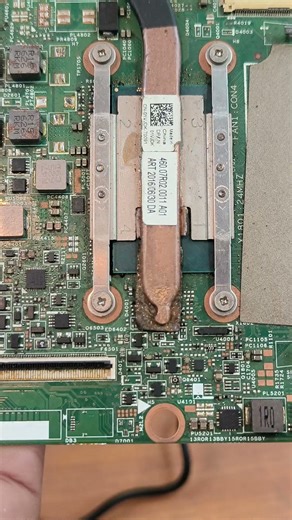 Dell laptop motherboard dust clean and repair #shorts #laptop #repair