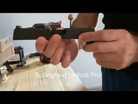 Removing stripped screws on Hellcat Pro and Installing Shield SMSc Red Dot