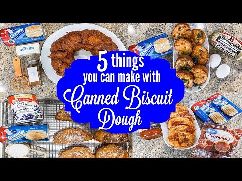 5 Tasty Ways to Use Canned Biscuit Dough | Amazing Recipes Using Pillsbury Biscuits! | Julia Pacheco