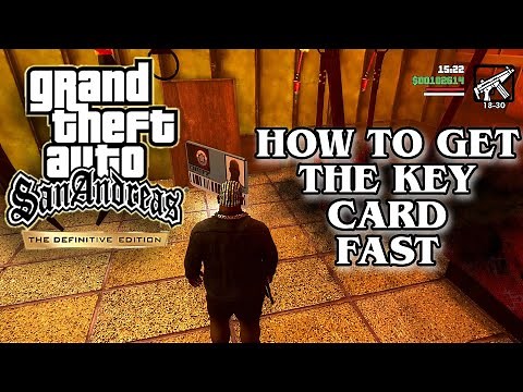 GTA SAN ANDREAS DEFINITIVE EDITION: HOW TO GET THE KEY CARD FAST FROM MILLIE