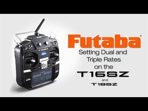 Futaba 16SZ Dual Rate and Triple Rate Programming: Tips & How To’s