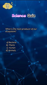 9.9K views · 155 reactions | Challenge yourself by answering this short science quiz and find out how well you know about it. #science #knowledgesharing #LearnWithMe #schoolspirit #adsonreels2023 #quiztime #teaching | Daily Brain Quiz | Facebook