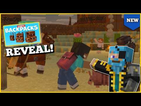 Simply Backpacks Add On ¦ Daz Man's Add On Reveal ¦ Minecraft Bedrock ¦ Minecraft Marketplace