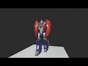 Transformers prime: Optimus Prime Walk Cycle