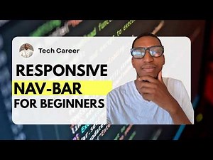 How to Create a Responsive Navigation Bar with HTML & CSS