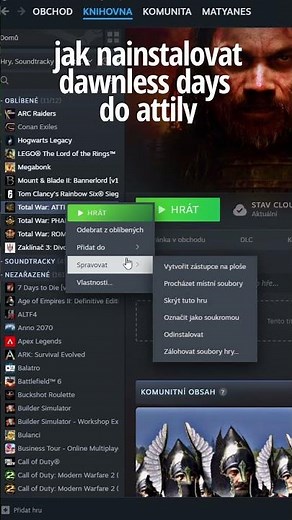 HOW TO INSTAL MOD DAWNLESS DAYS DO ATTILA TOTAL WAR #dawnlessdays #install #learning