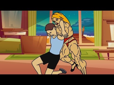 Uninvited visitor - Female muscle animated story