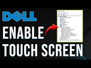 How To Enable Dell Laptop Touch Screen (How To Turn On And Use Dell Laptop Touch Screen)