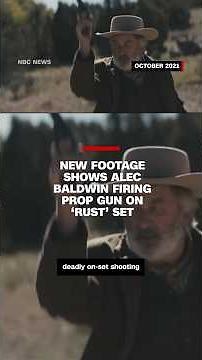 New footage shows Alec Baldwin firing prop gun on ‘Rust’ set