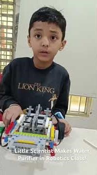 Little Scientist Builds Water Purifier in Robotics Class! 🤖💧