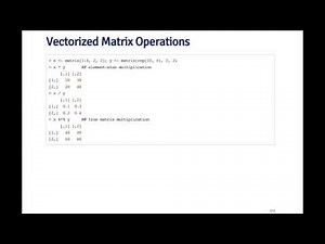 Vectorized Operations