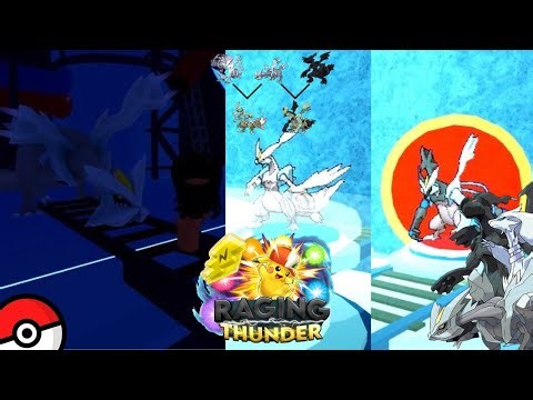 How To Get Reshiram, Zekrom, & Kyurem (Fusing Together) In Raging Thunder! | Pokémon Brick Bronze