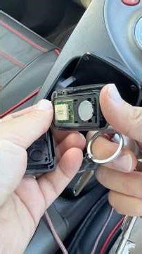 How to change Toyota Prius key battery. Toyota Prius T3 model 2009-2015 #prius #carmechanic