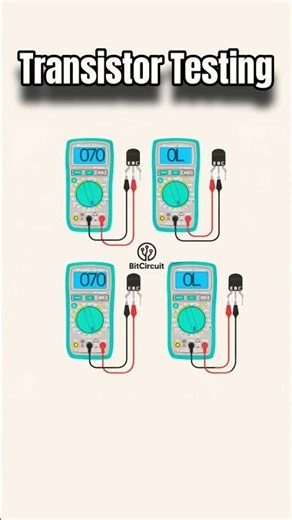 How to Test a Transistor with Multimeter 🔧 Simple Method.#viral#shorts#bitcircuit06#youtubeshorts