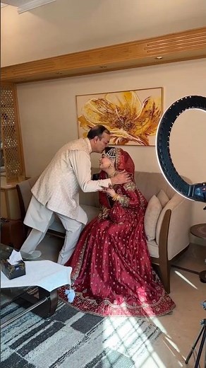 A Happy Bride Moment 👰‍♀️✨ | Heartwarming Wedding Reactions#PakistaniWedding #RealBride