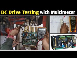 How to Check DC Drive!DC Drive Testing with Multimeter!VFD Testing