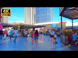 BIGGEST and FANCIEST Mall in LOS ANGELES, CA- Century City Mall Walk (4K, Ultra HD)
