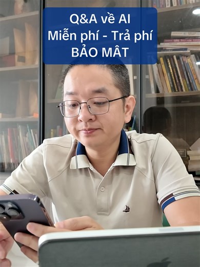 Trả lời câu hỏi về AI phần 2: Miễn phí, trả phí và bảo mật#tuantester #leanontiktok #it #softwaretester #tester