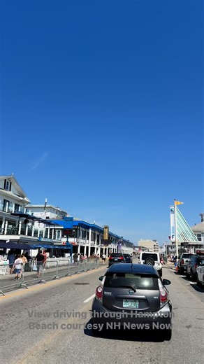 55K views · 575 reactions | View driving down Ocean Blvd in Hampton Beach. Watch until the end to see the ocean. Original sounds. | NH News Now | Facebook