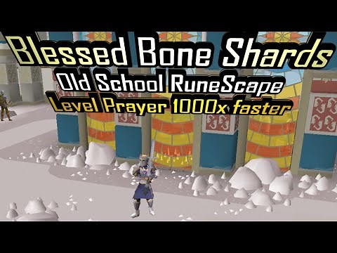 Blessed Bone Shards Old School RuneScape Prayer Libation Bowl