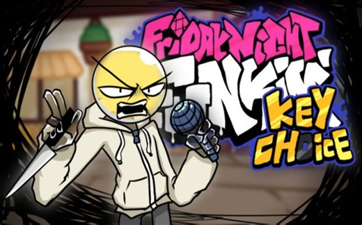 一位超酷的灯泡头！！【FNF国人模组】KEY CHOICE 全过程展示