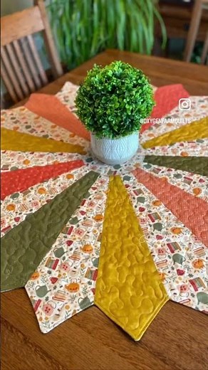 Watch as I Create a Large Daisy Dresden Table Topper🌼Please LIKE & comment if you like this Short❤️