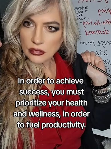 True success and lasting wealth come from prioritizing your health and wellness, because peak physical and mental health fuel productivity, financial growth, long term success and a wealthy lifestyle. #success #wealthymindset #healthandwellness