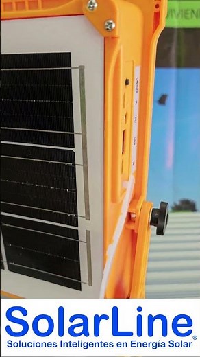 REFLECTOR SOLAR 150W LED, PORTATIL CON PANEL SOLAR CARGADOR DE CELULARES INCLUIDO MARCA SOLARLINE
