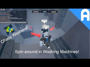 Roblox Chaos Washers! Spin around in washing machines!