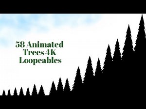 58 Animated Trees 4K Loopeables