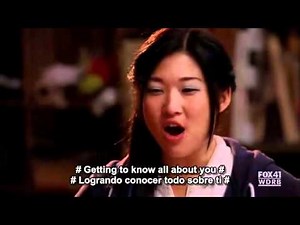 GLEE - GETTING TO KNOW YOU ... SUBTITULADO