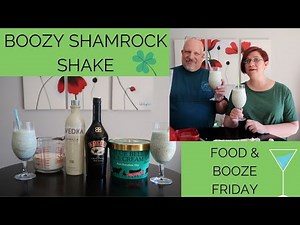 Boozy Shamrock Shake - Food & Booze Friday!