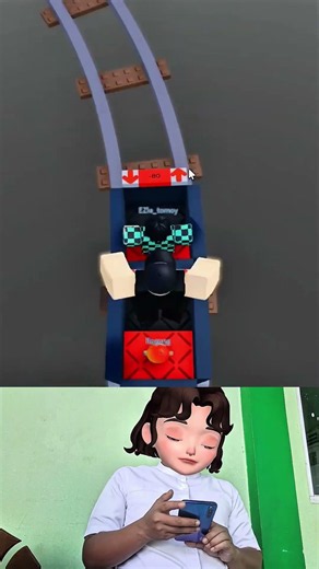 Pranking a friend's train #robloxgaming #minecraftbuild #gamingcommunity