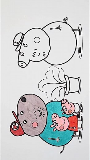 Peppa Pig Coloring Pages, 513 #peppapig #peppapigcoloring #peppapigdrawing #drawing