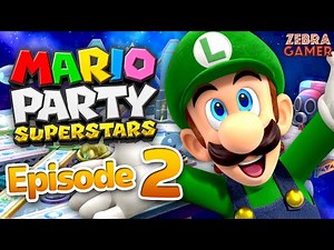 Mario Party Superstars Gameplay Walkthrough Part 2 - Luigi! Space Land!