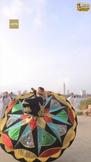 11K views · 42 reactions | Egyptian Tanoura dancers twirl to the...