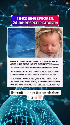 1992 Eingefroren… 24 Jahre später geboren 😳