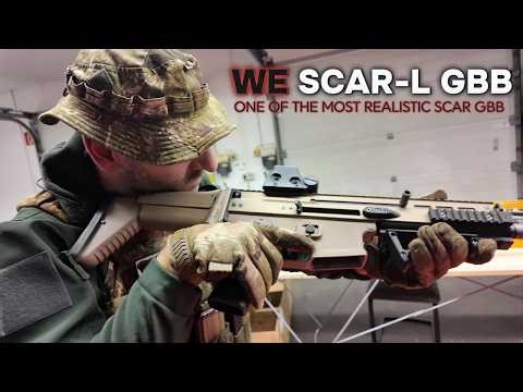 WE SCAR L MK2 GBB is one of the most Realistic Scar Airsoft