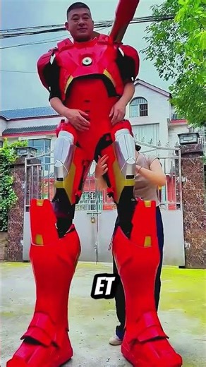 The incredible transformation of a man into a homemade Iron Man