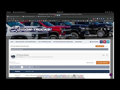 Be Aware,2014-2018 GM Oil Pump Failure. P06DD P06DA P0521 #ClassActionLawsuit.